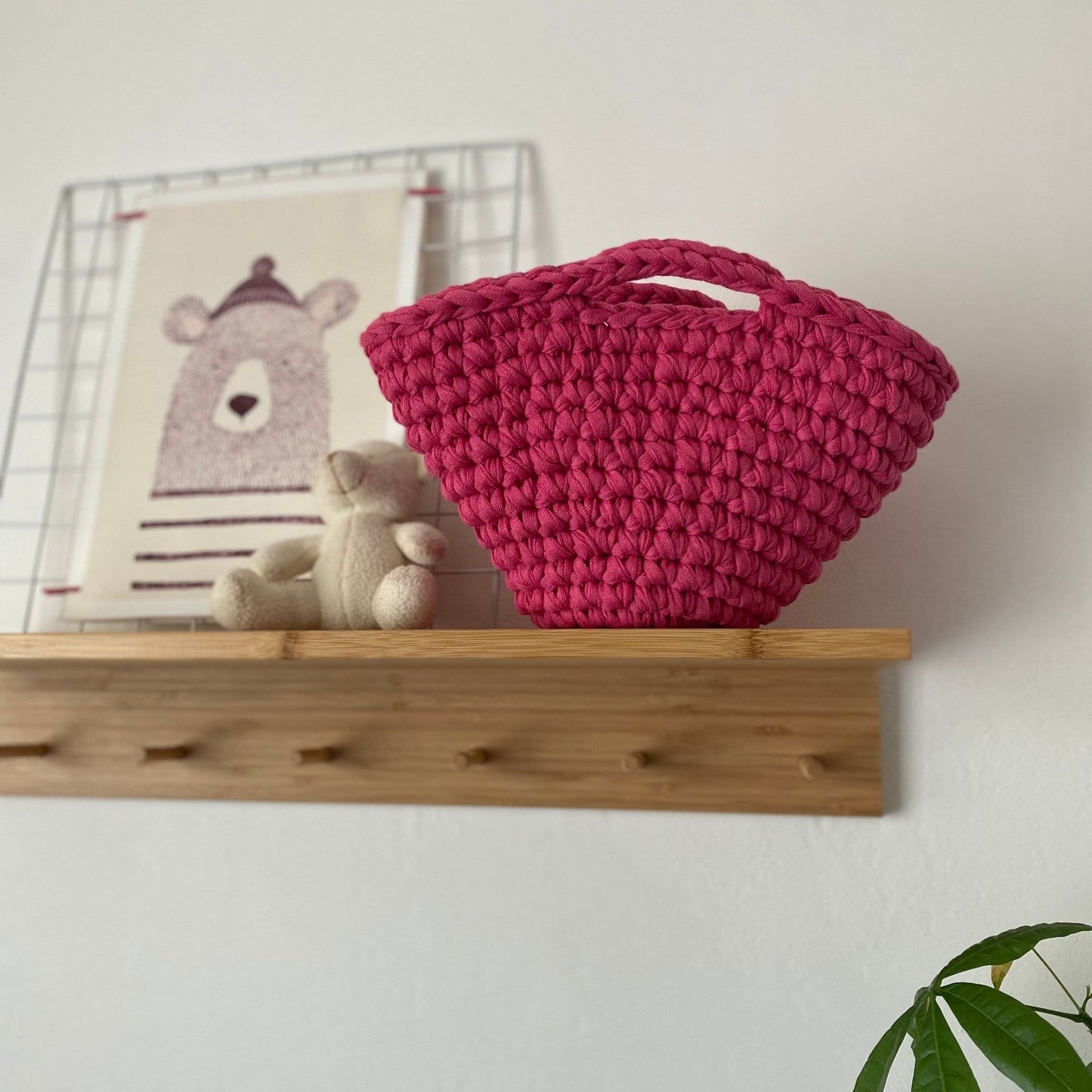 Crochet Kids Baskets, Unique Small Storage - Looping Home