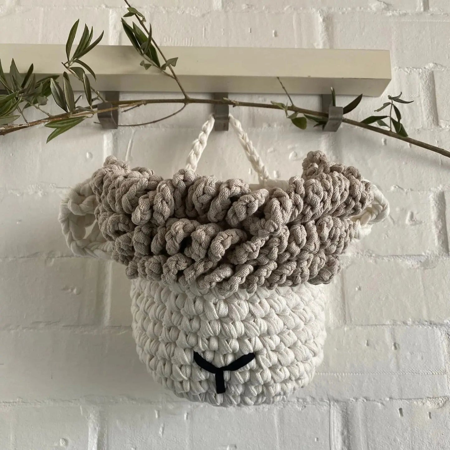 Sheep Crochet Storage Baskets - Looping Home