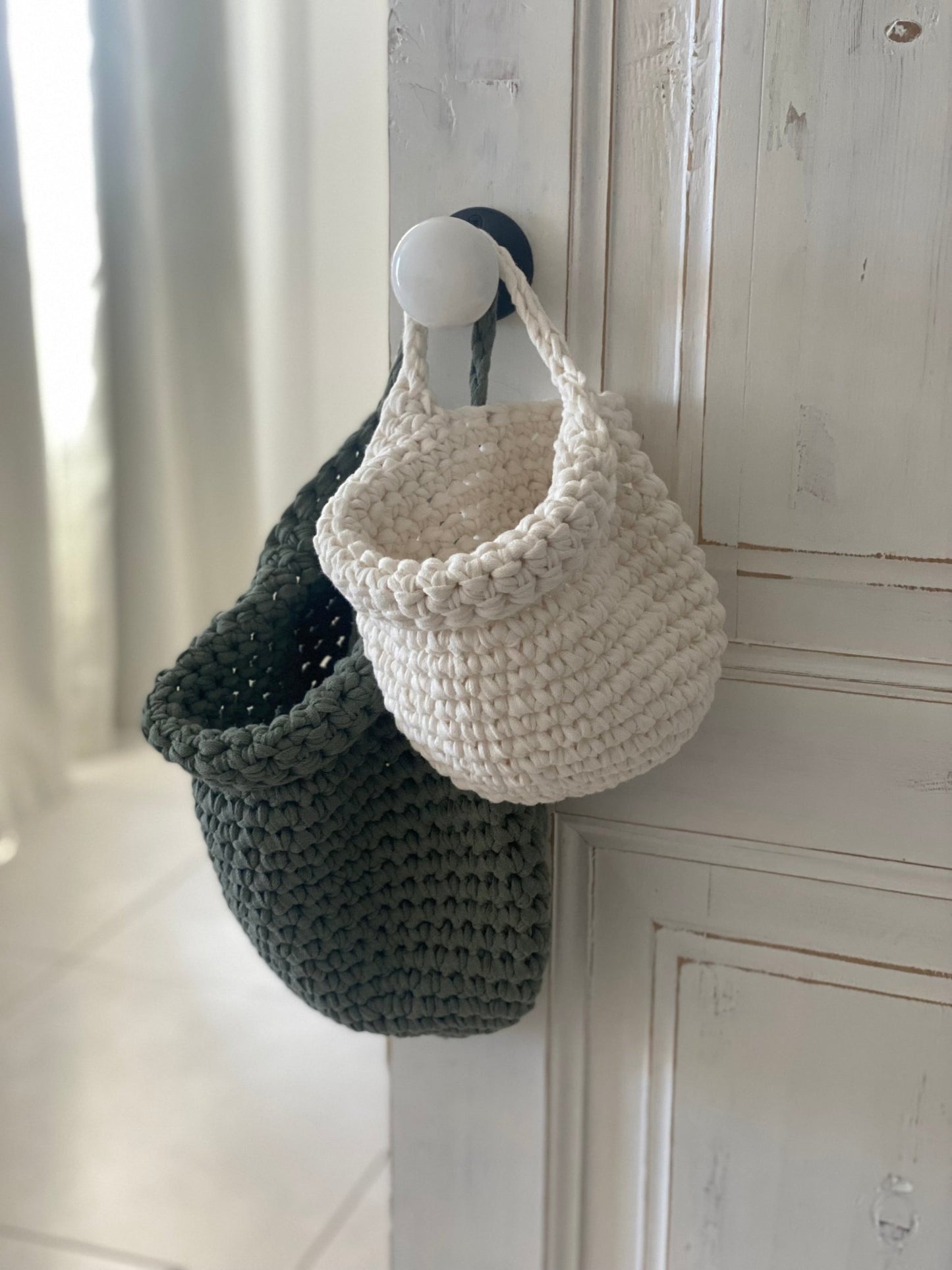 Wall Organizer Baskets, Modern Nursery Storage - Looping Home