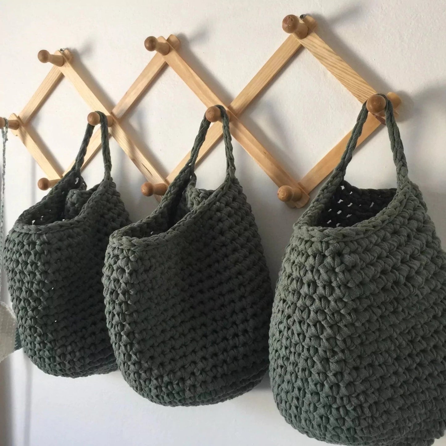 Baby Room Wall Organizer Baskets, Modern Nursery Storage - Looping Home