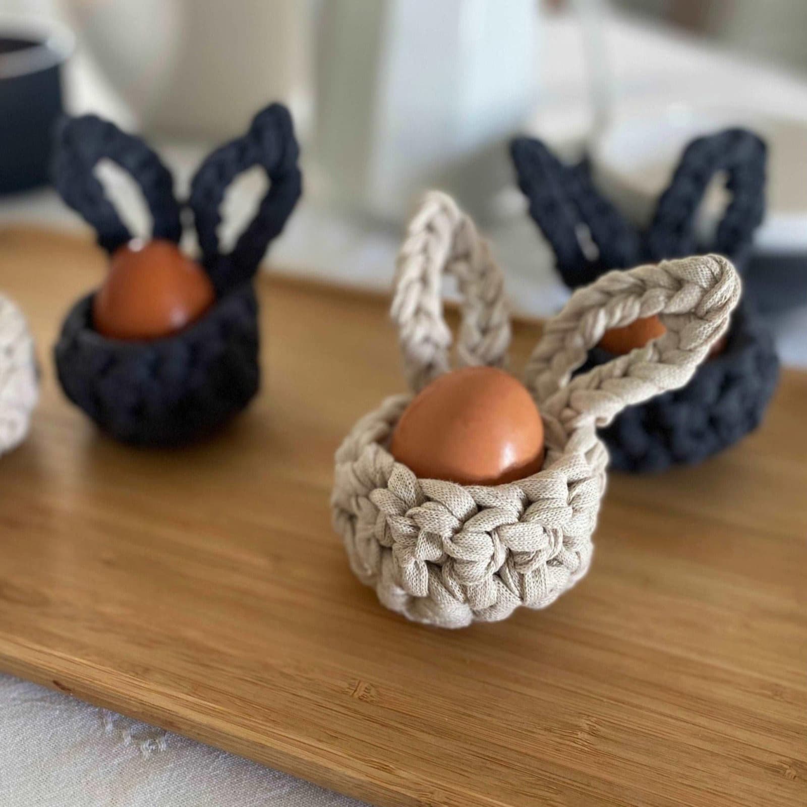 Bunny Egg Cup for Easter - Looping Home