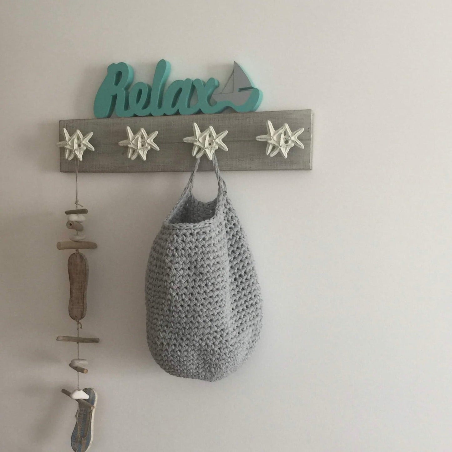 Crochet Storage Bags, Modern Hanging Baskets, Home Organizer - Looping Home