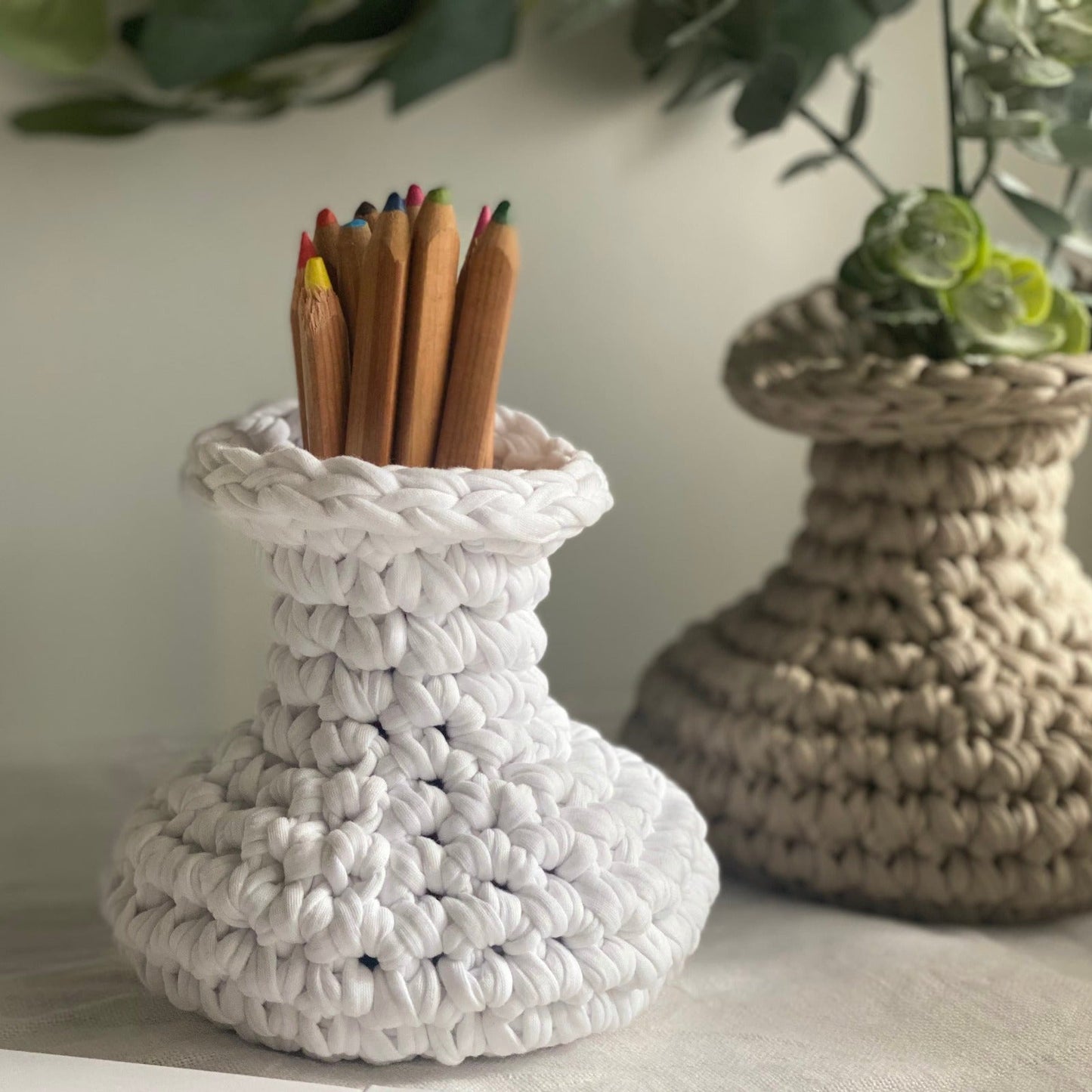 Crochet Vase, Unique Gifts for home - Looping Home