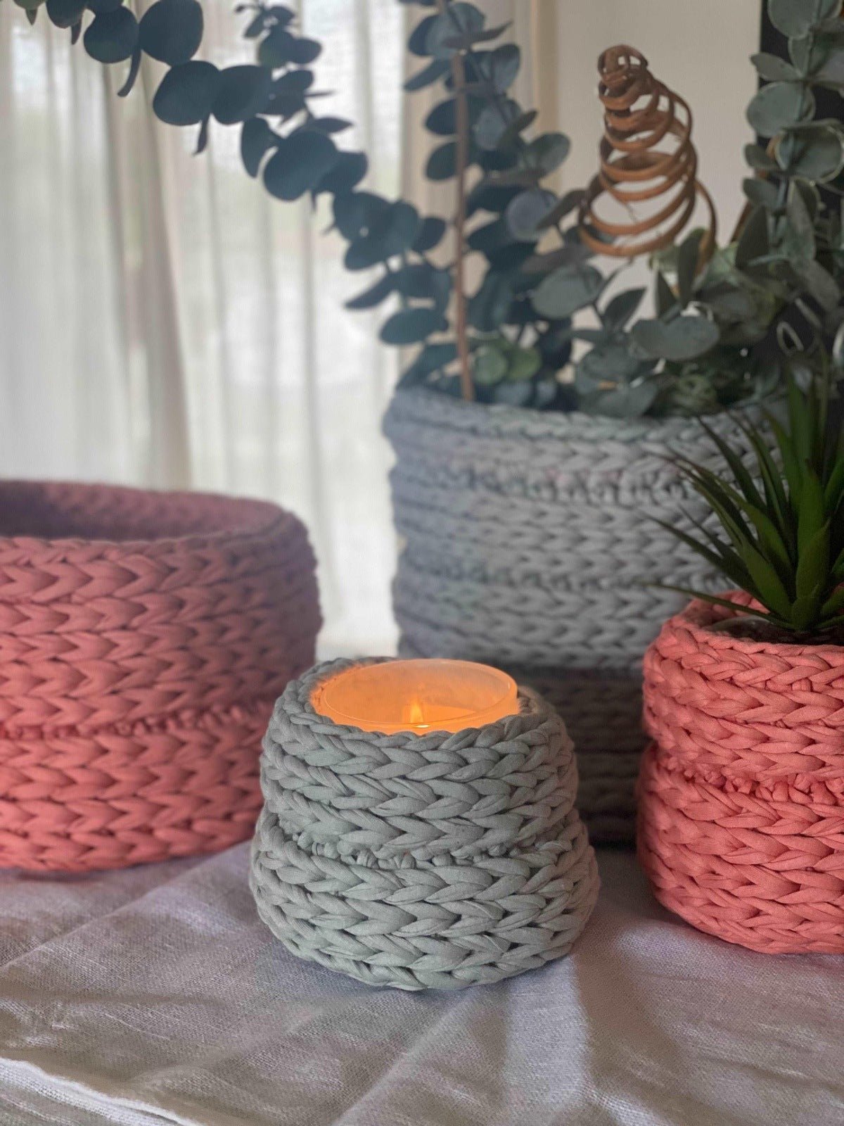 Decorative Basket Pots Set - Looping Home
