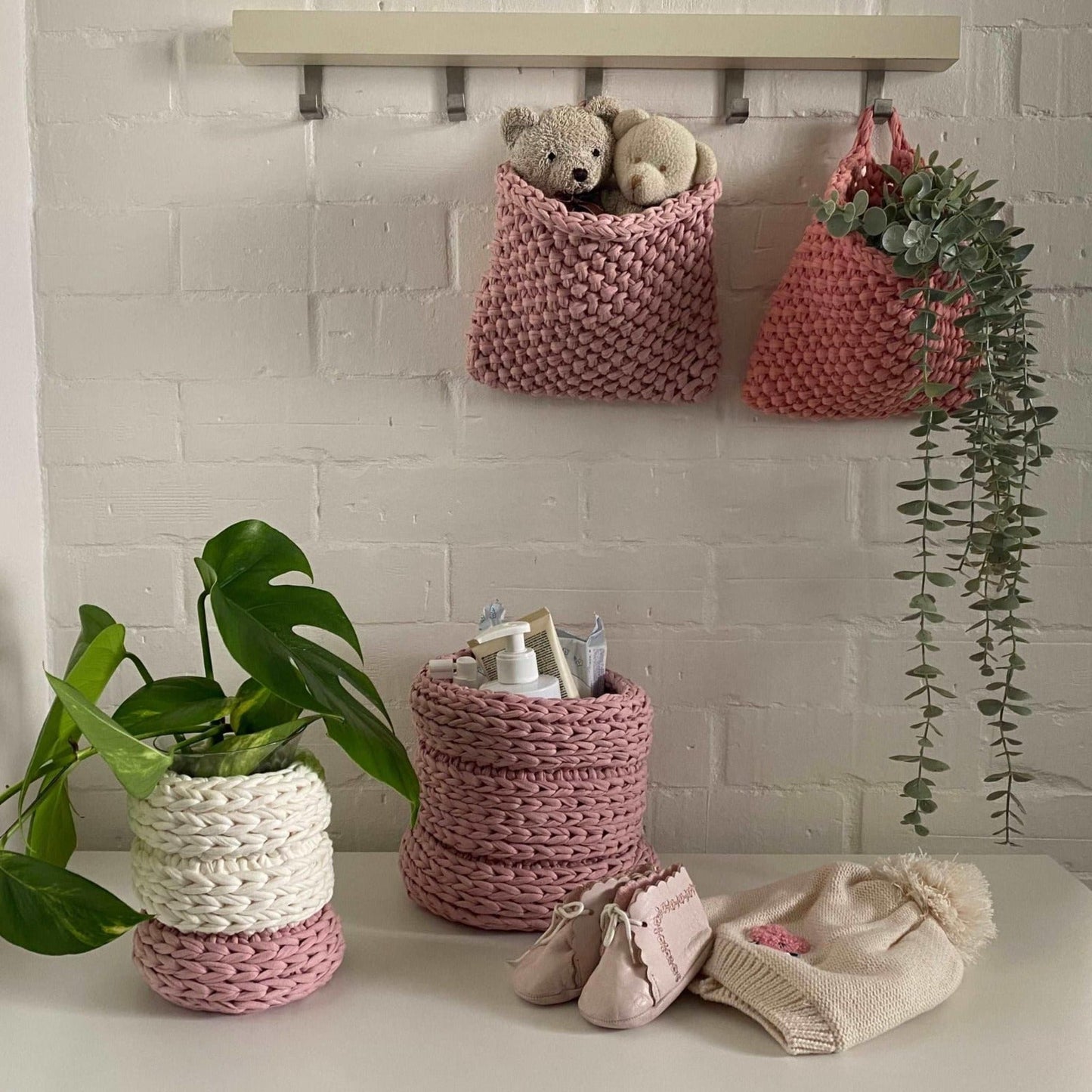 Decorative Basket Pots Set - Looping Home