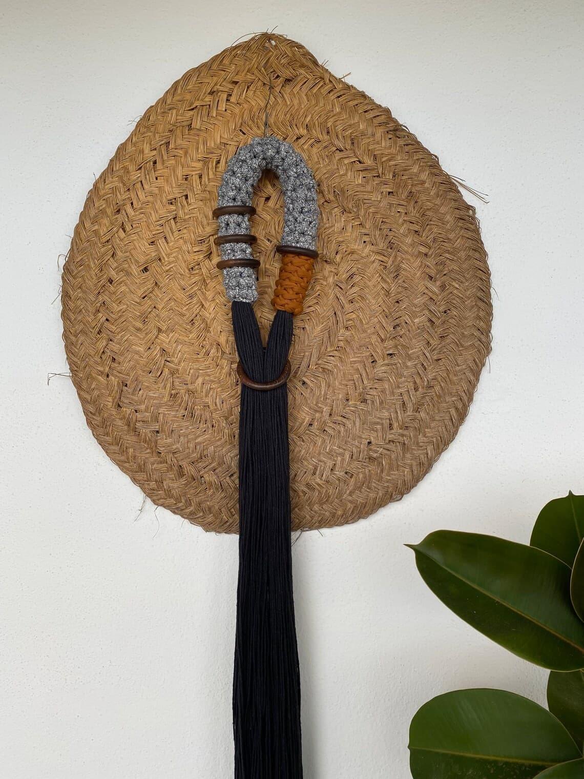 Japandi Macrame Wall Hanging Art - Minimalist Wall Decor - Looping Home