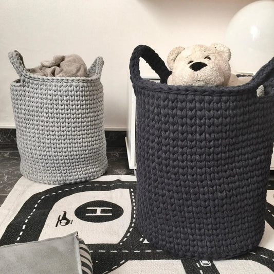 Kids Room Storage Basket, Modern Hampers - Looping Home