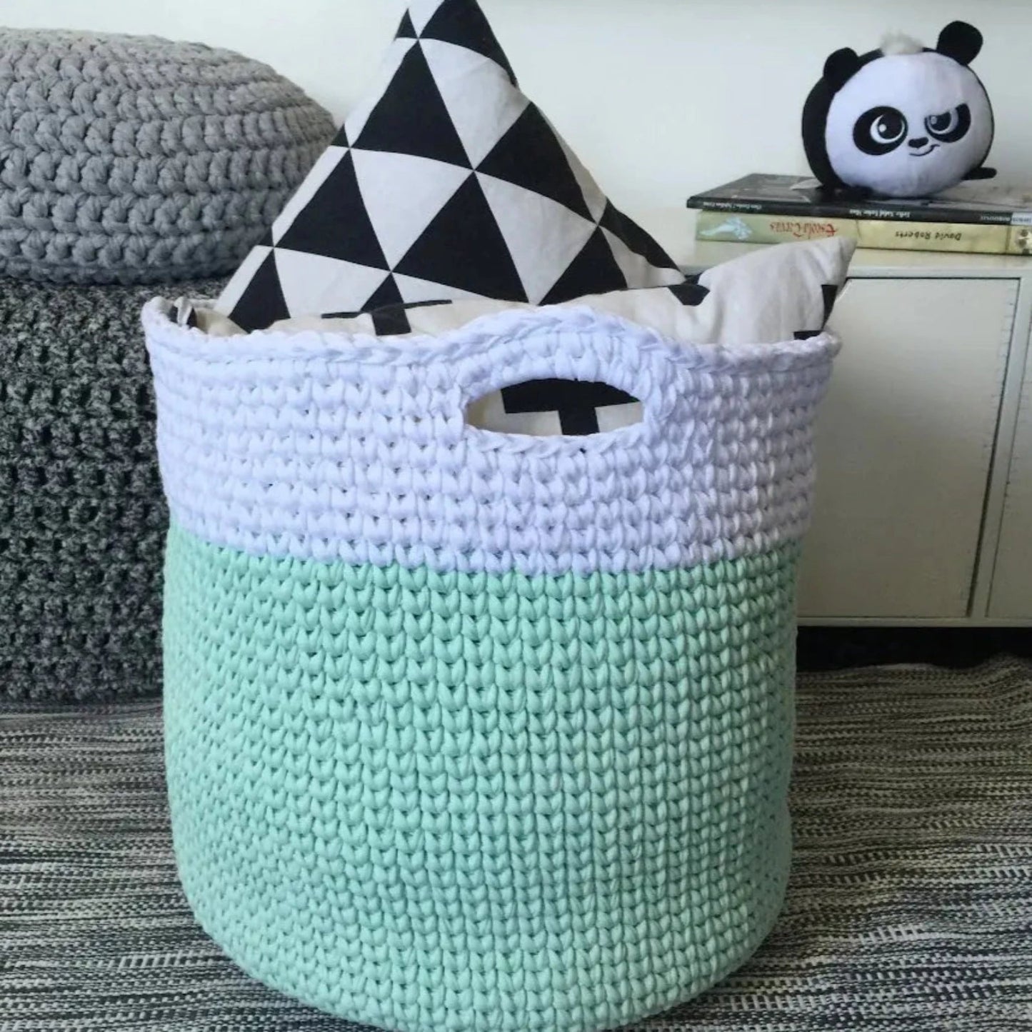Knitted Storage Baskets | Many Colors Options - Looping Home