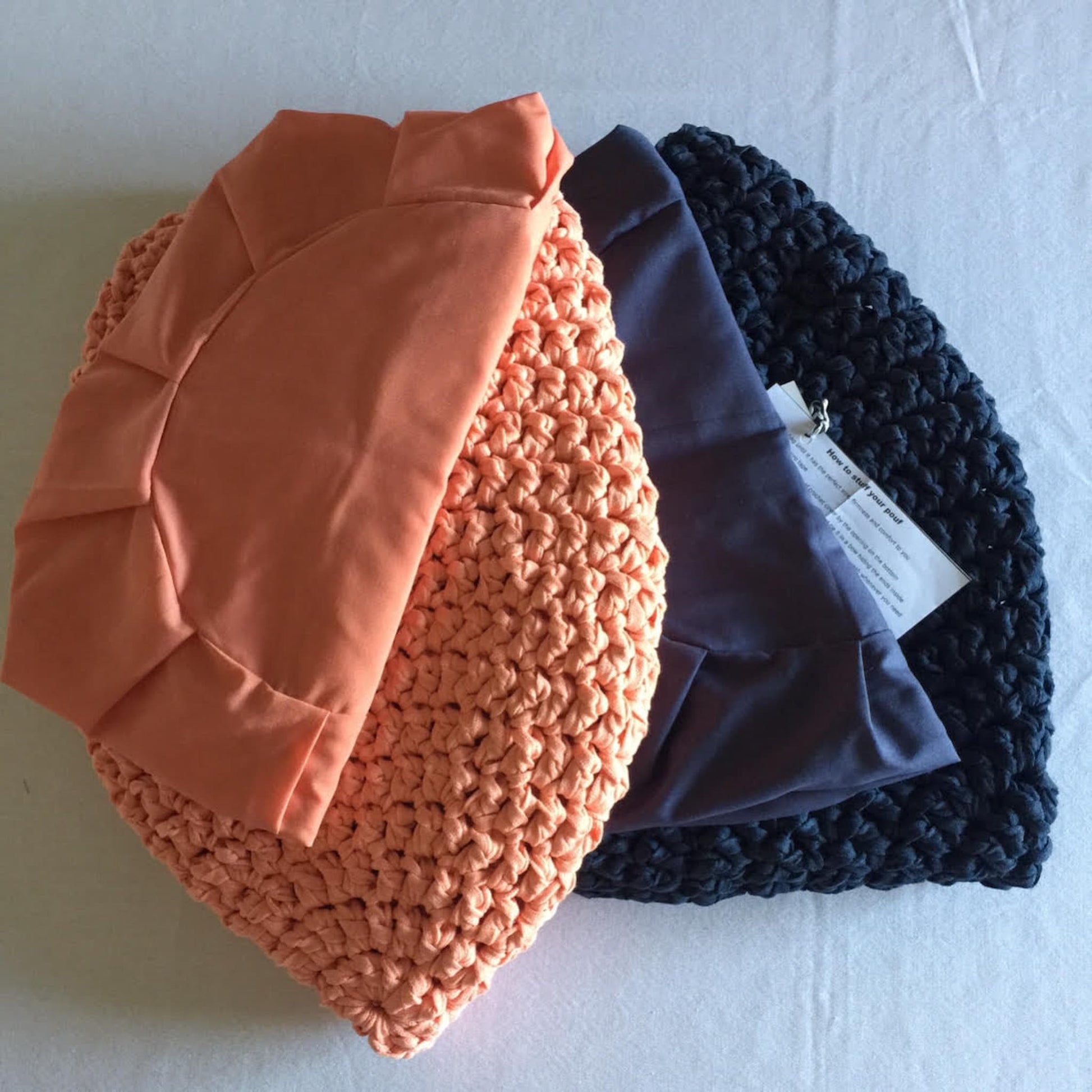 Large Round Floor Seating Pouf - More Colors - Looping Home