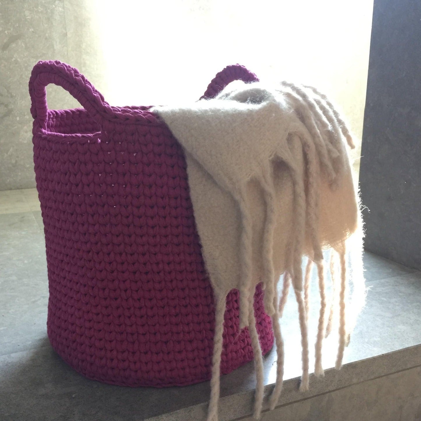 Large Storage Basket, Home Organizer - Looping Home