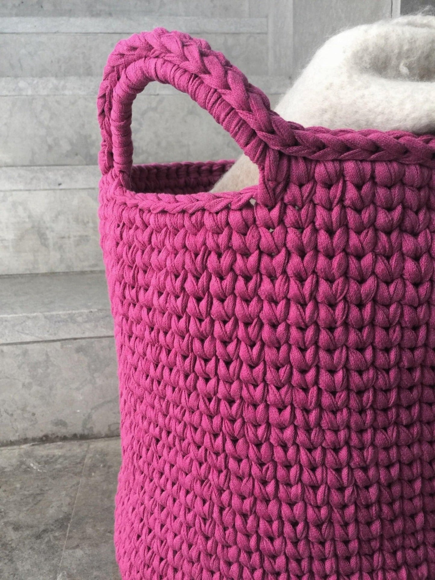 Large Storage Basket, Home Organizer - Looping Home