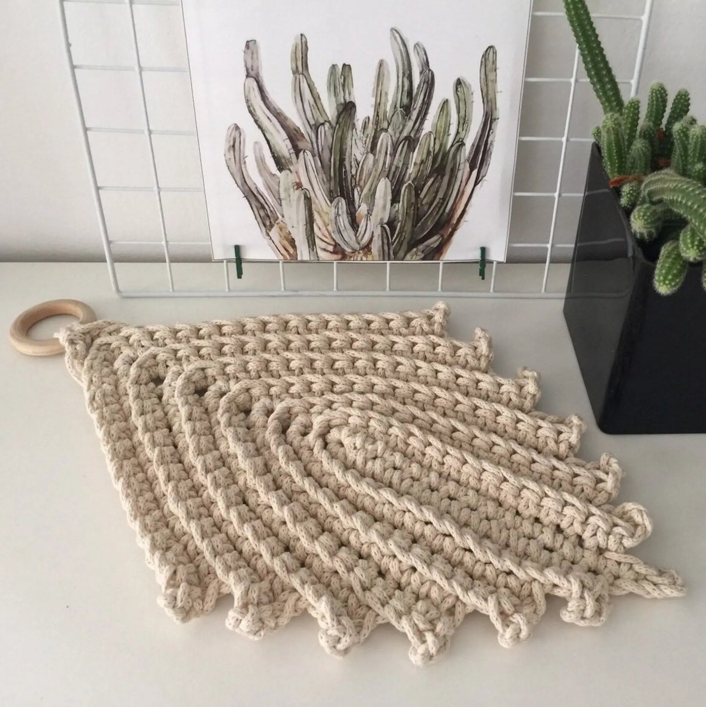 Leaf Placemat Set | Boho Farmhouse Table Decor | Botanical Gifts - Looping Home