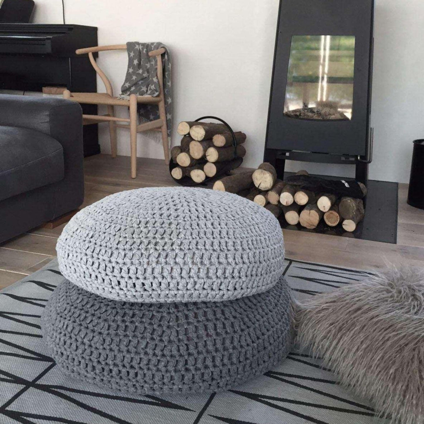 Modern Floor Cushions - Soft Floor Seats - More Colors - Looping Home
