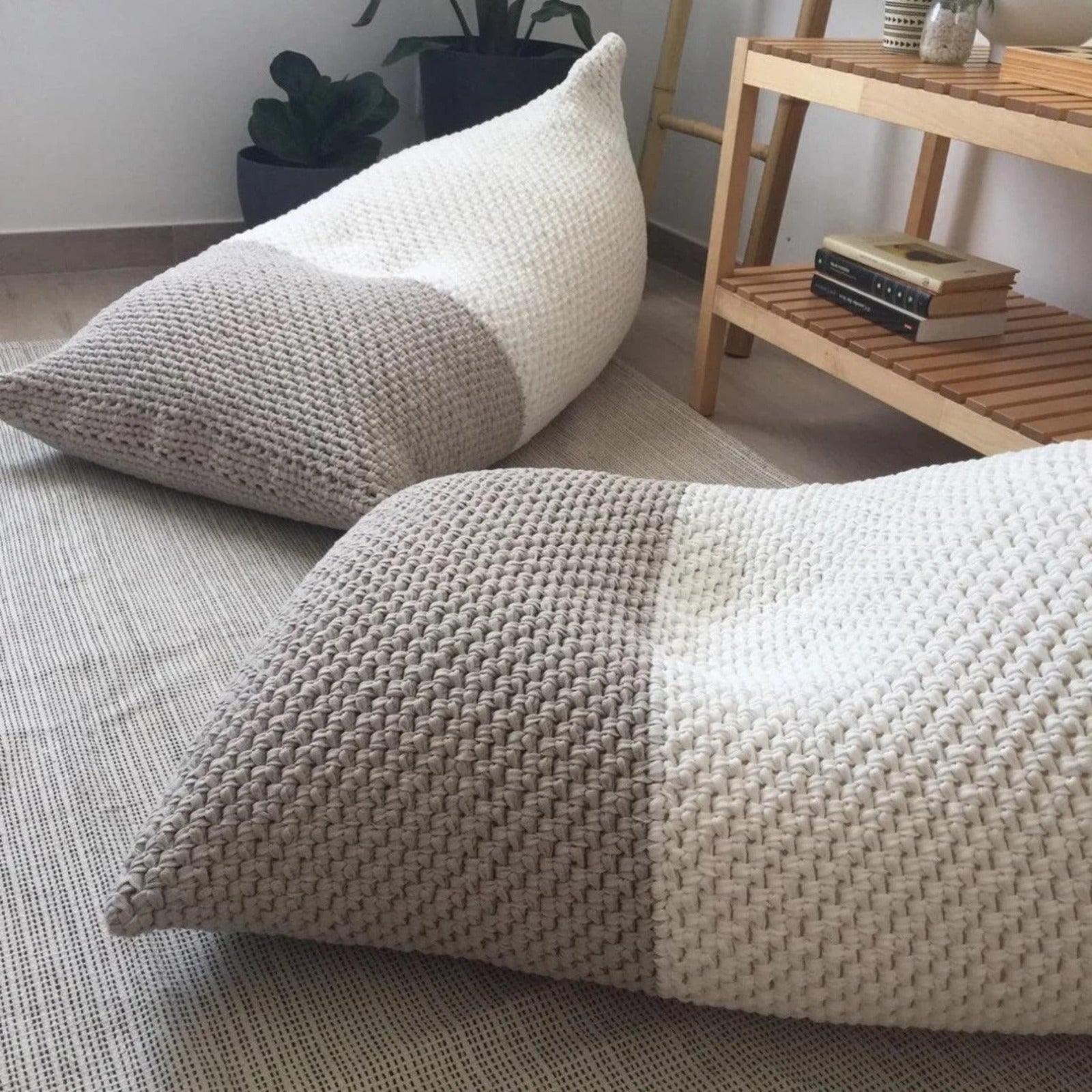 Wool Cushion for Poang Chair with Removable Cover