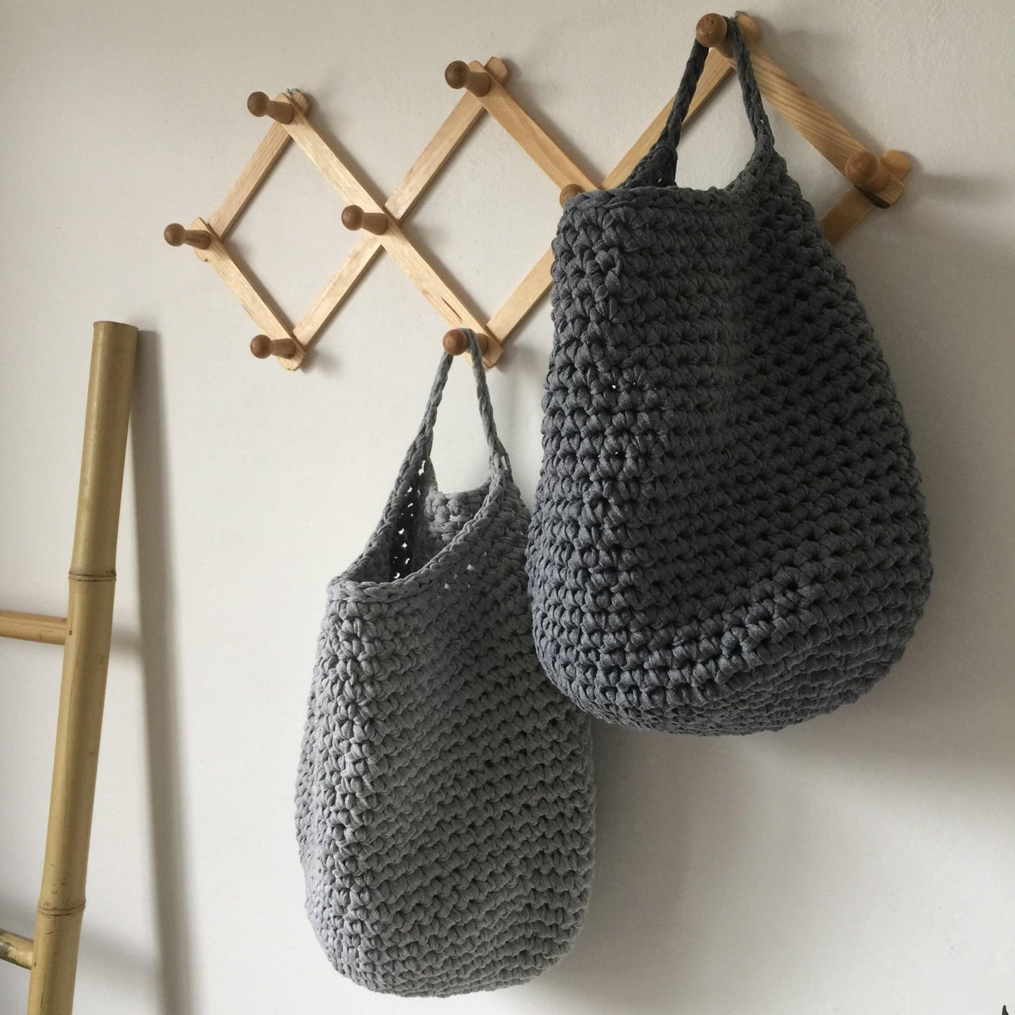 Neutral Wall Hanging Baskets - Kids Room Decor - Looping Home