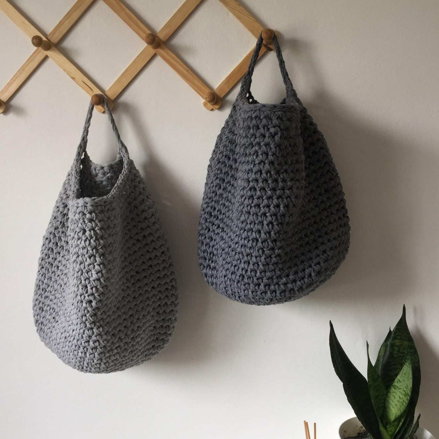 Neutral Wall Hanging Baskets - Kids Room Decor - Looping Home