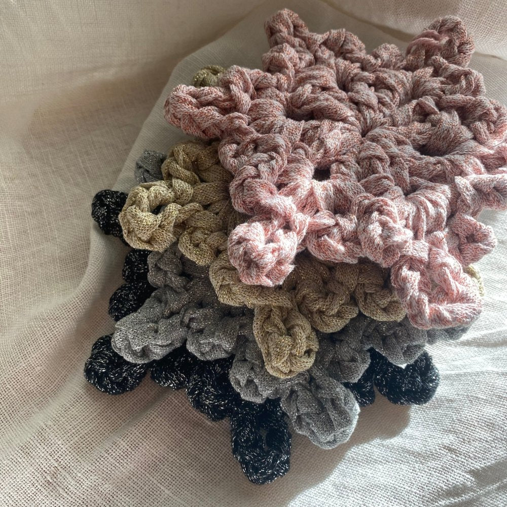 Rose Gold Snowflake Christmas Ornament Set - Looping Home