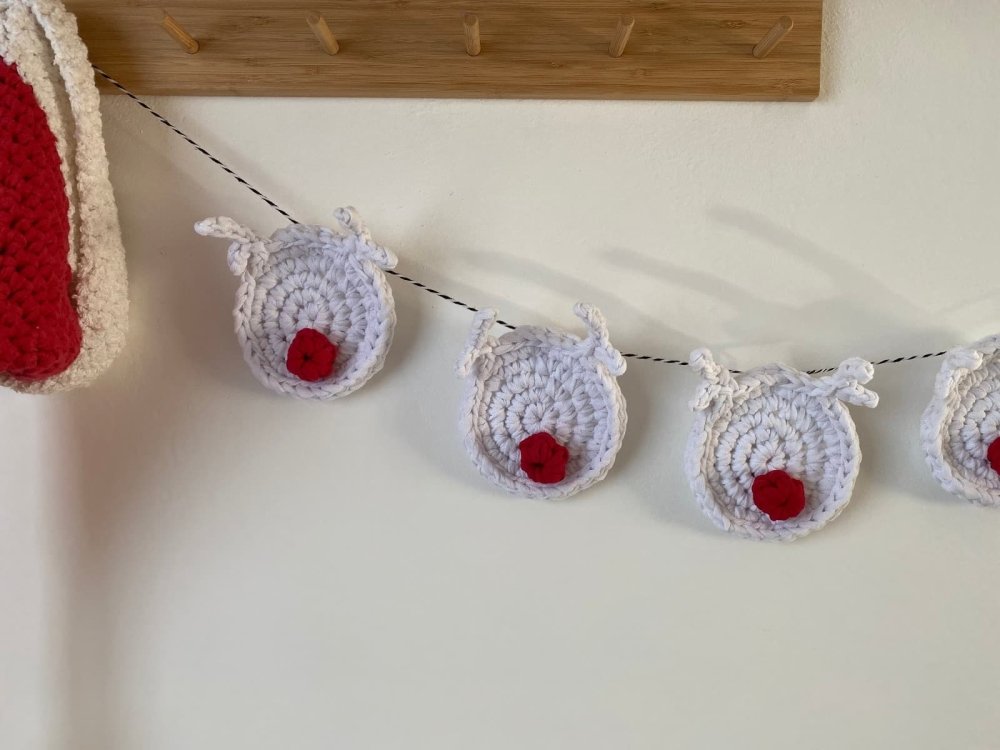 Rudolph Reindeer Christmas Ornaments Set of 4 - Looping Home