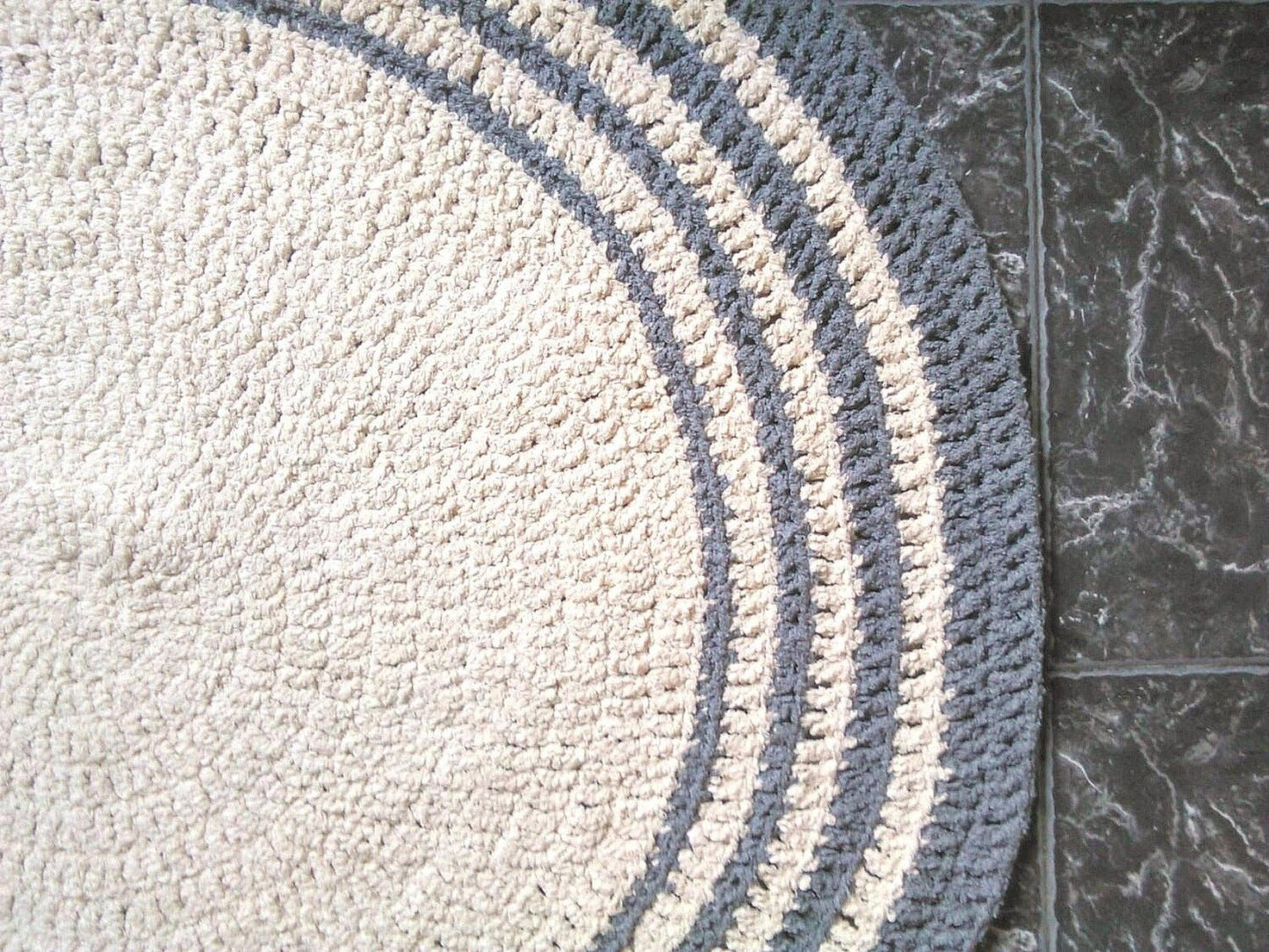 Shaggy Round Rug, Soft Floor Mat - Looping Home