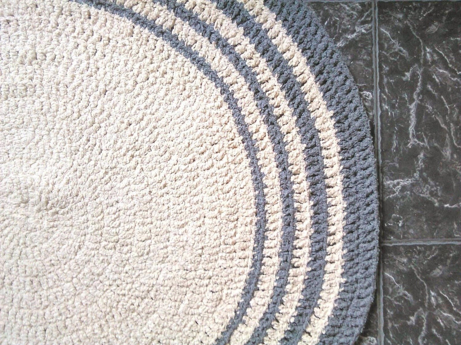 Shaggy Round Rug, Soft Floor Mat - Looping Home
