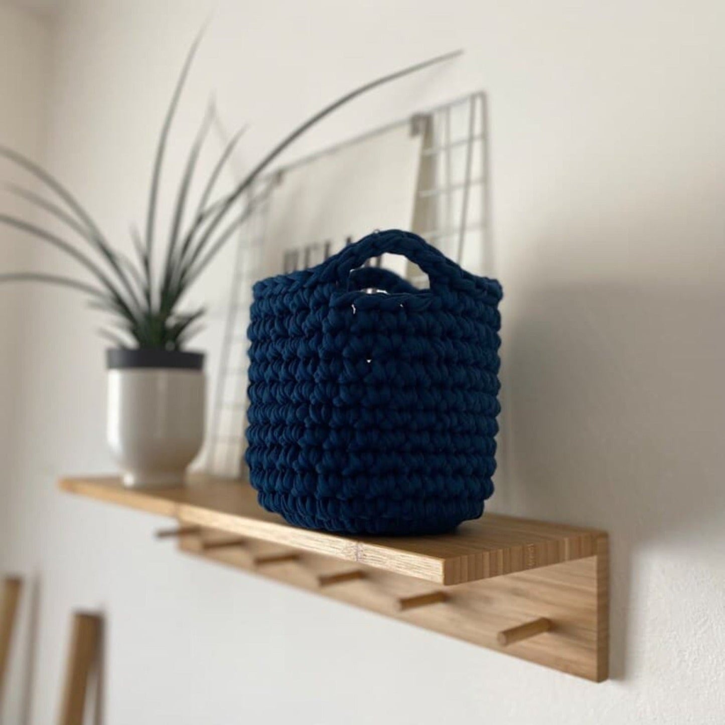 Small Decorative Baskets - Navy - Looping Home