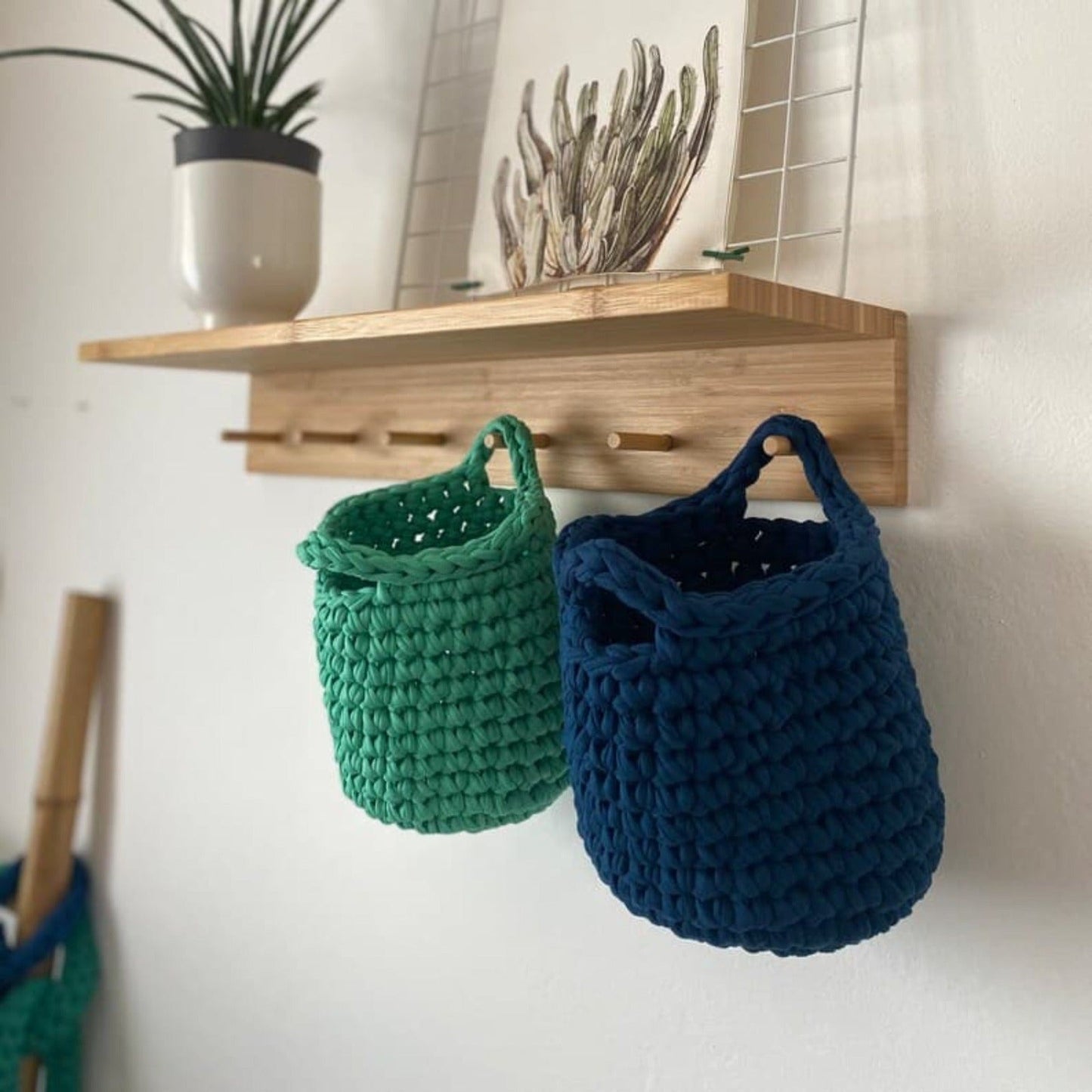 Small Decorative Baskets - Navy - Looping Home