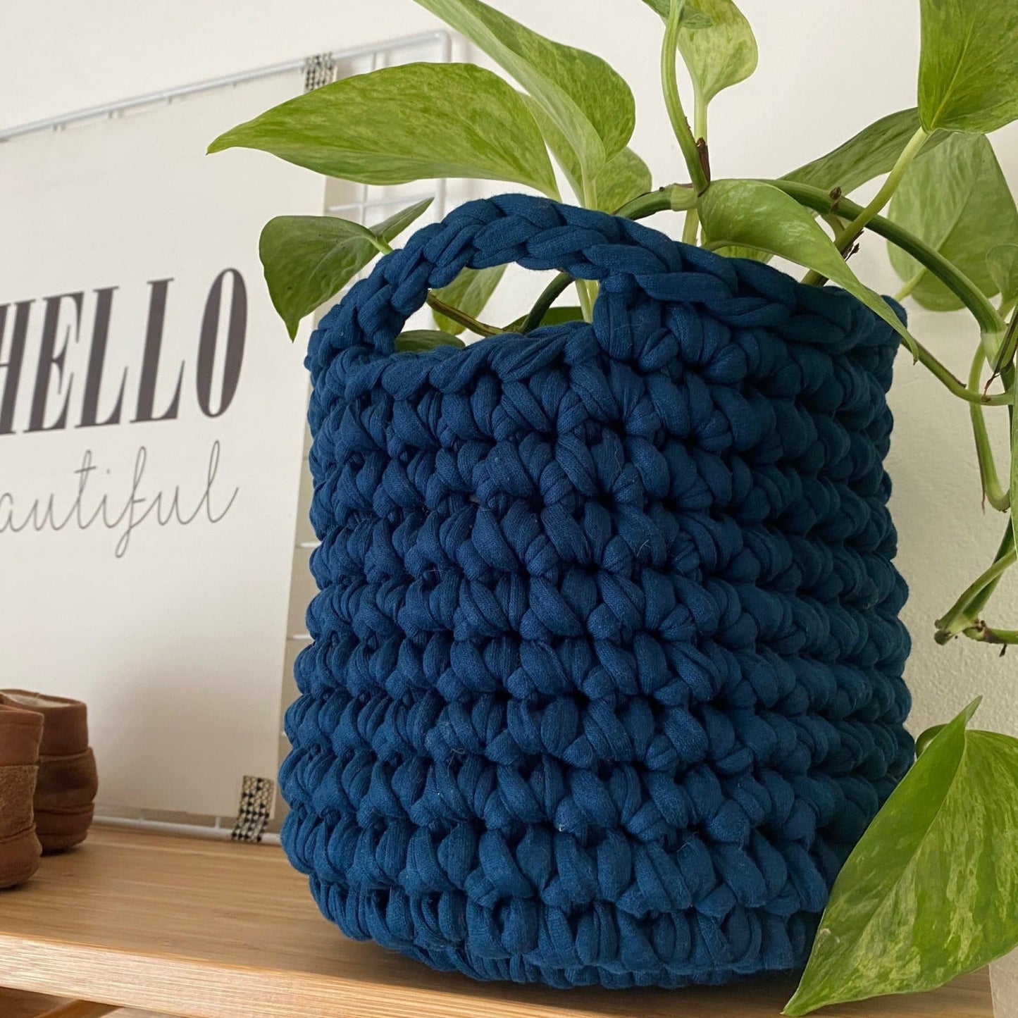 Small Decorative Baskets - Navy - Looping Home