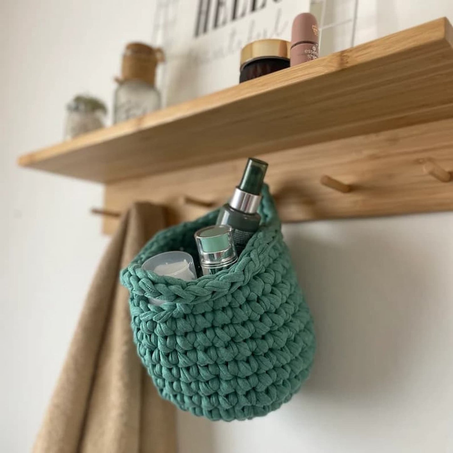 Small Decorative Baskets - Sage Green - Looping Home