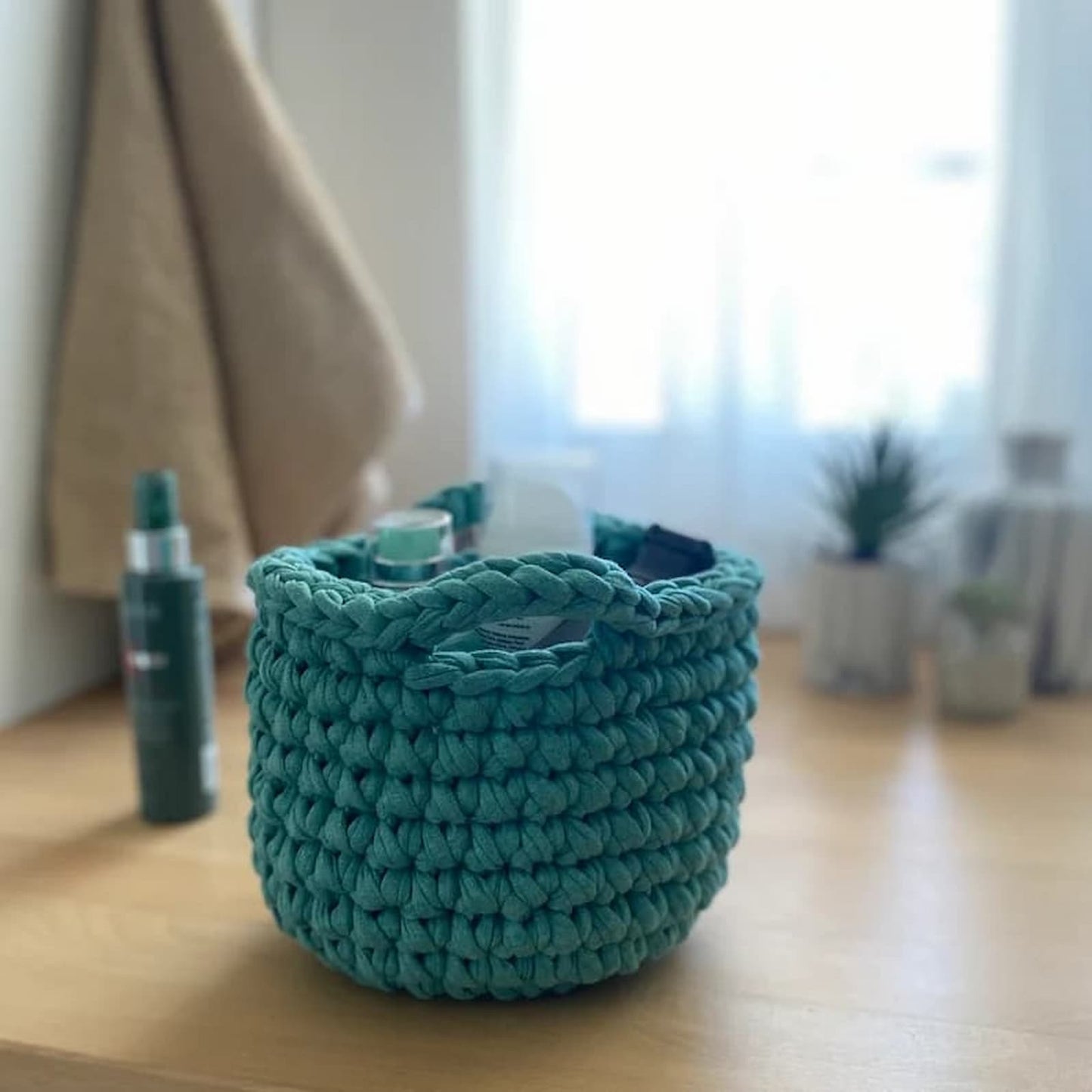 Small Decorative Baskets - Sage Green - Looping Home