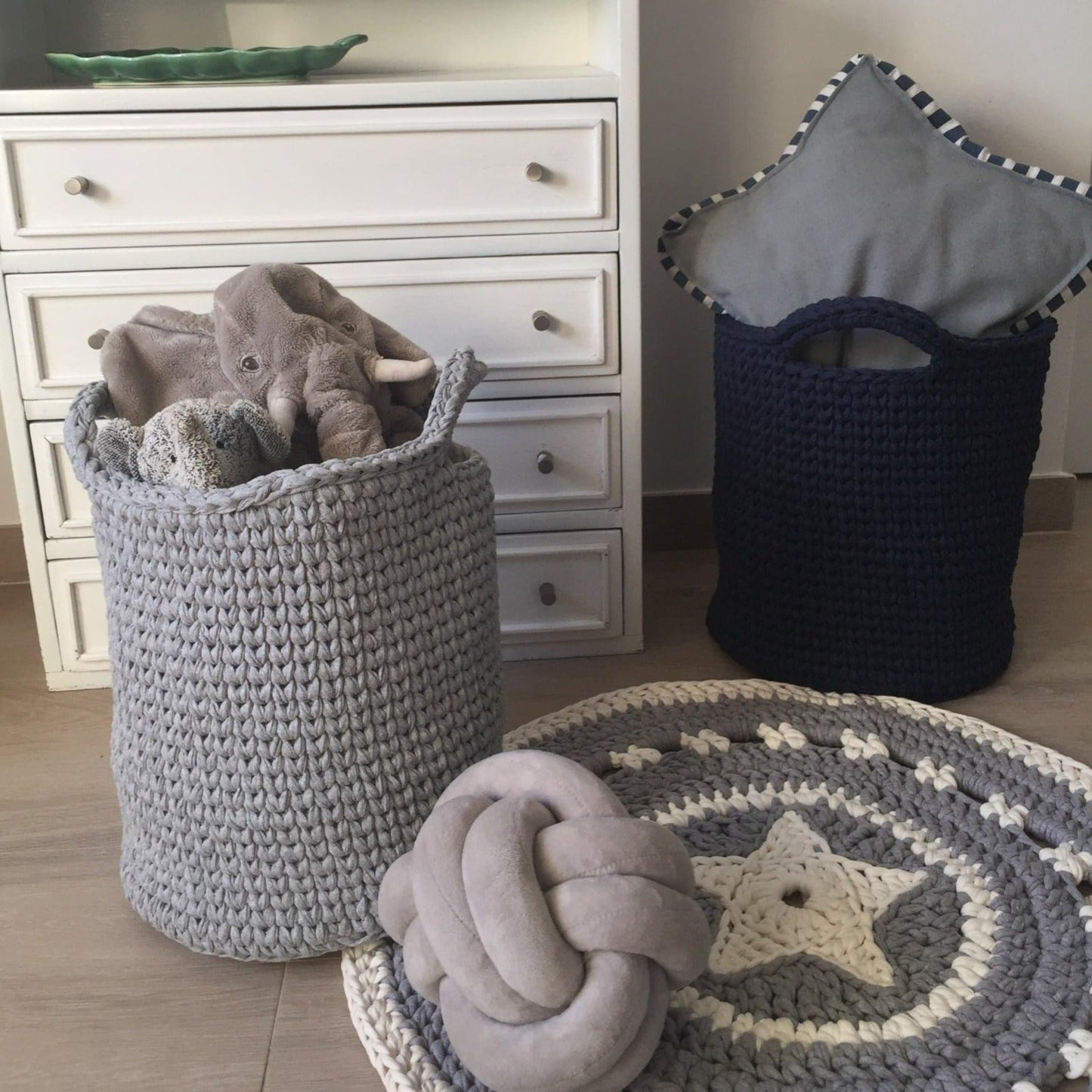 Storage Baskets for Toys, Blankets, Pillows and More - Looping Home
