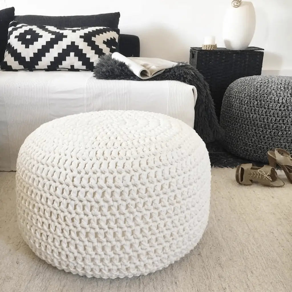 Ottoman Poufs by Looping Home
