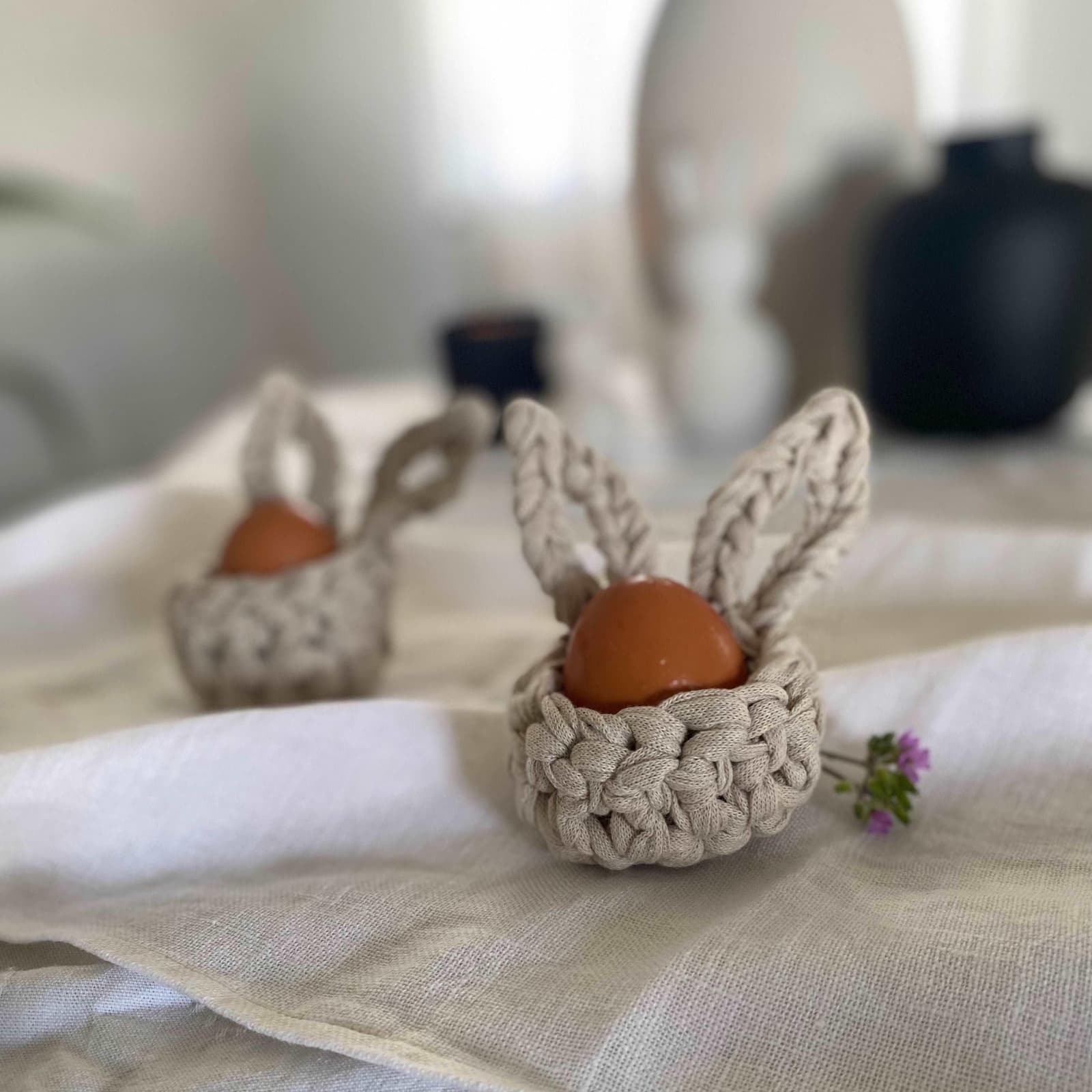 Bunny Egg Cup for Easter