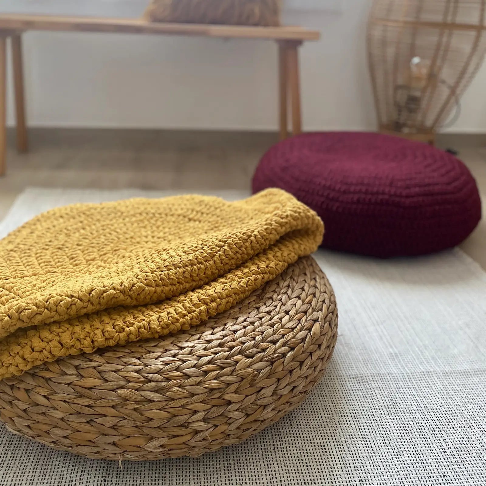 Ikea Alseda Pouf Covers | More Colors Available - Looping Home