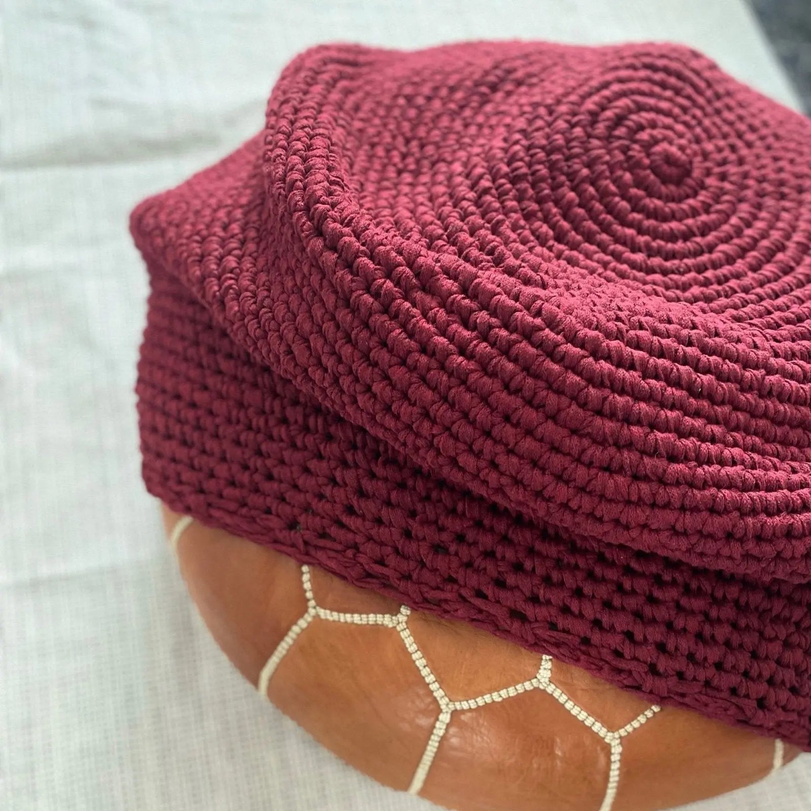 Ottoman Pouf Covers | More colors - Looping Home