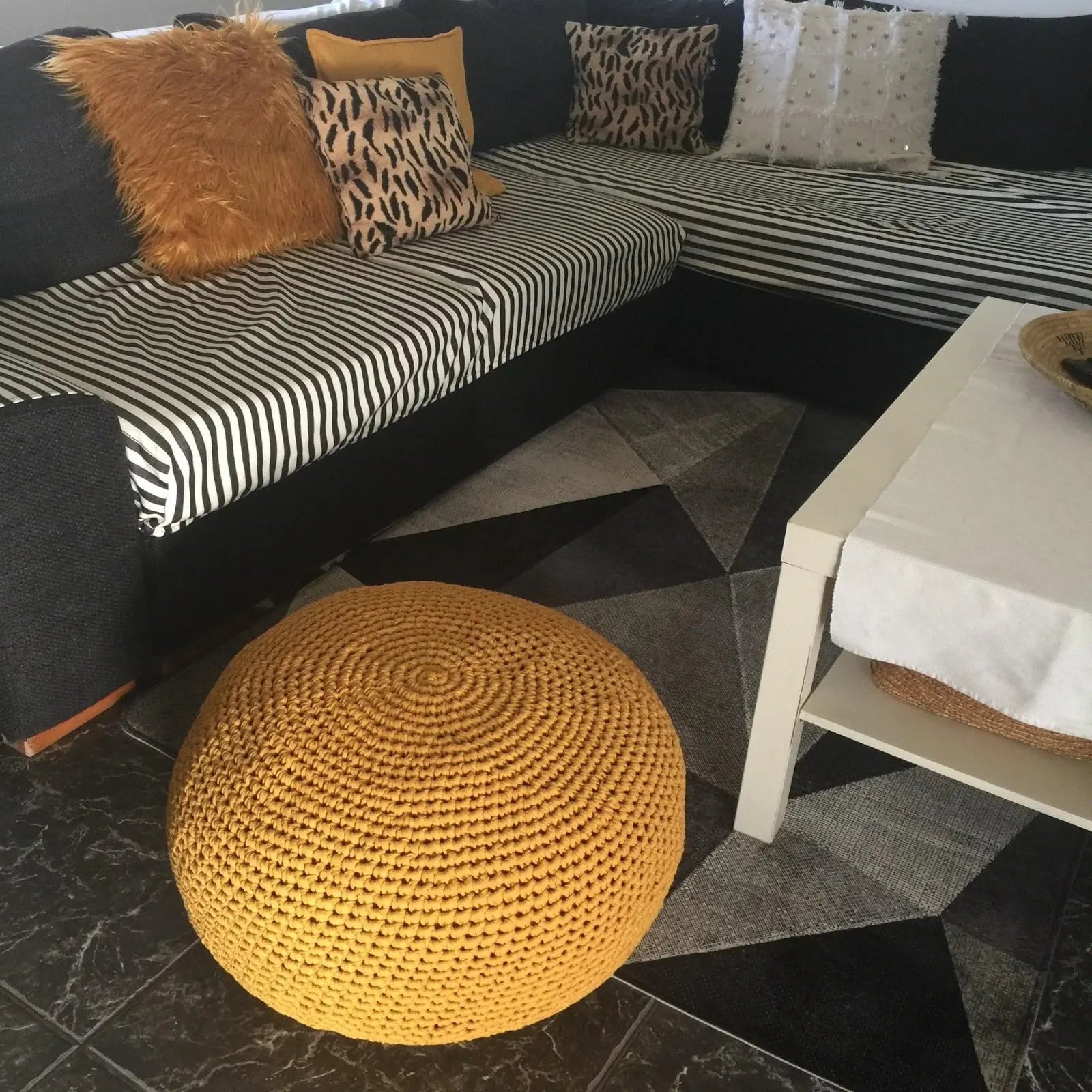 Ottoman Pouf Covers | More colors - Looping Home