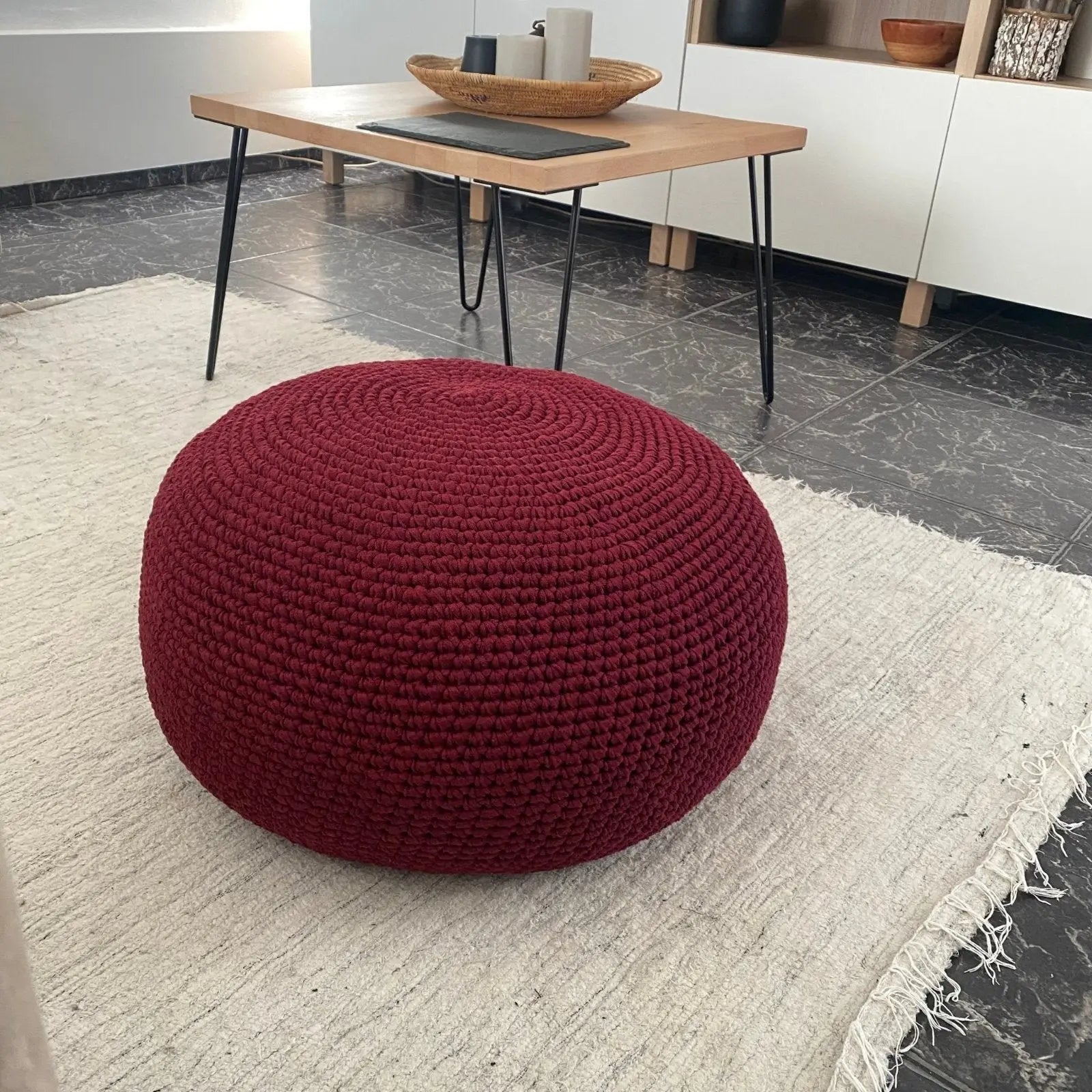 Ottoman Pouf Covers | More colors - Looping Home