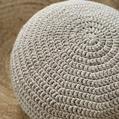 Round Ottoman Pouf Covers | More colors