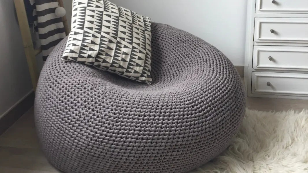 Oversized Round Bean Bags by Looping Home