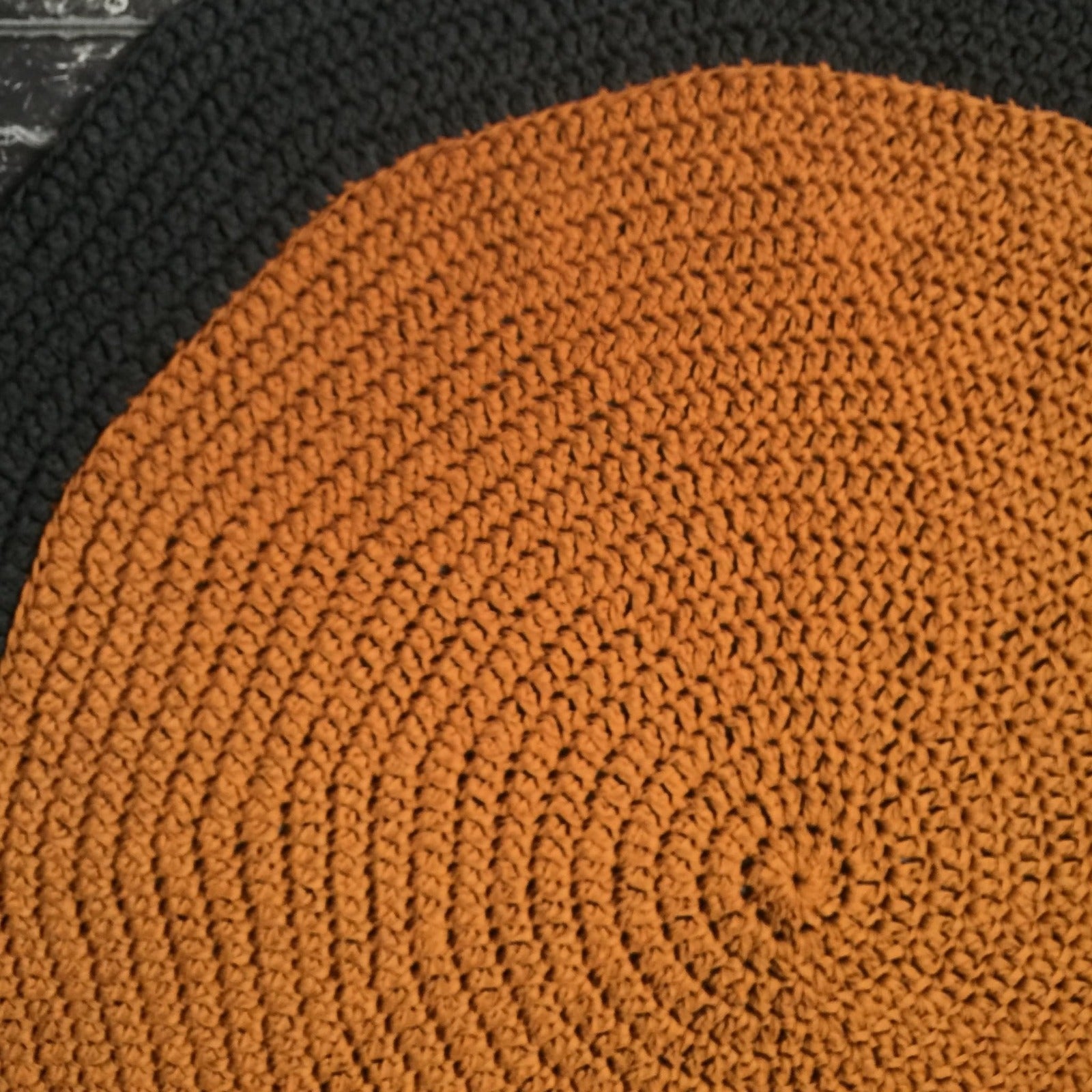Crochet Round Rug, Soft Floor Mat - Looping Home