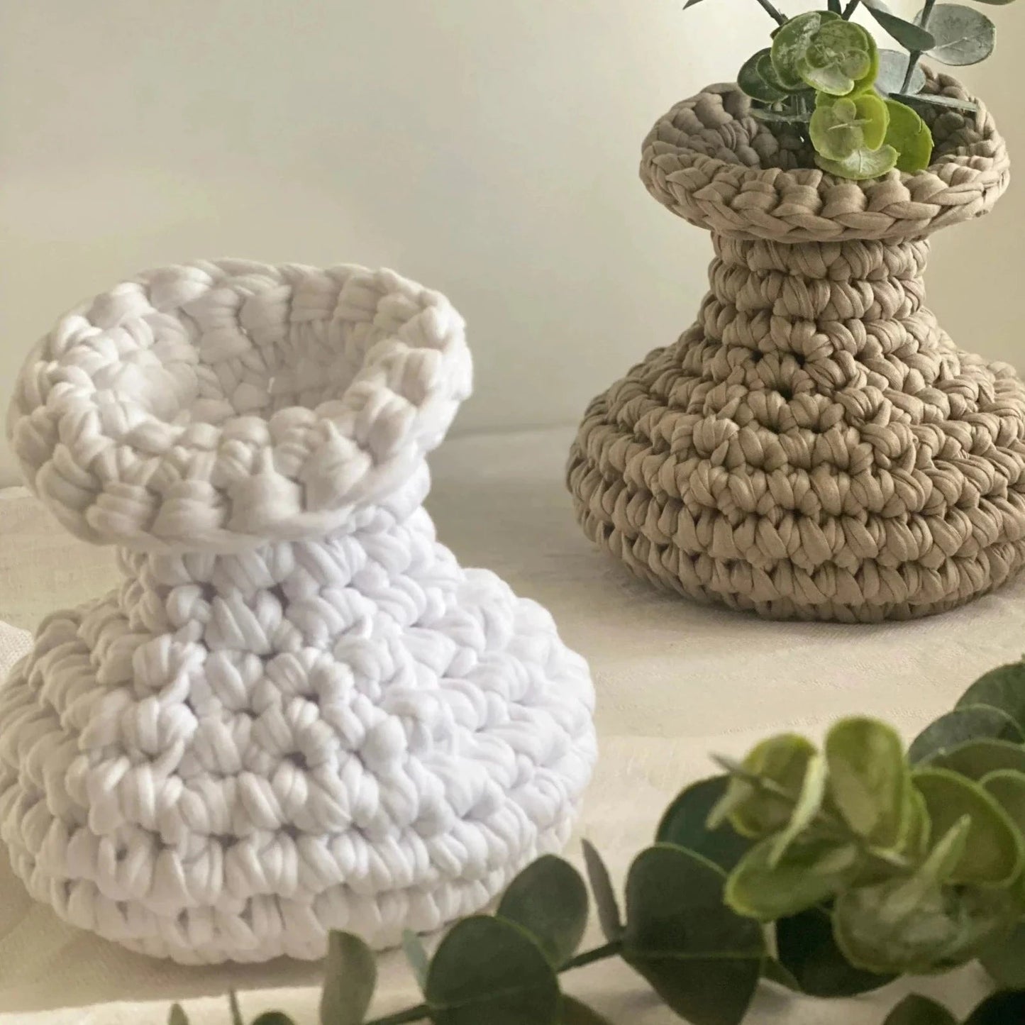 Crochet Vase, Unique Gifts for home - Looping Home