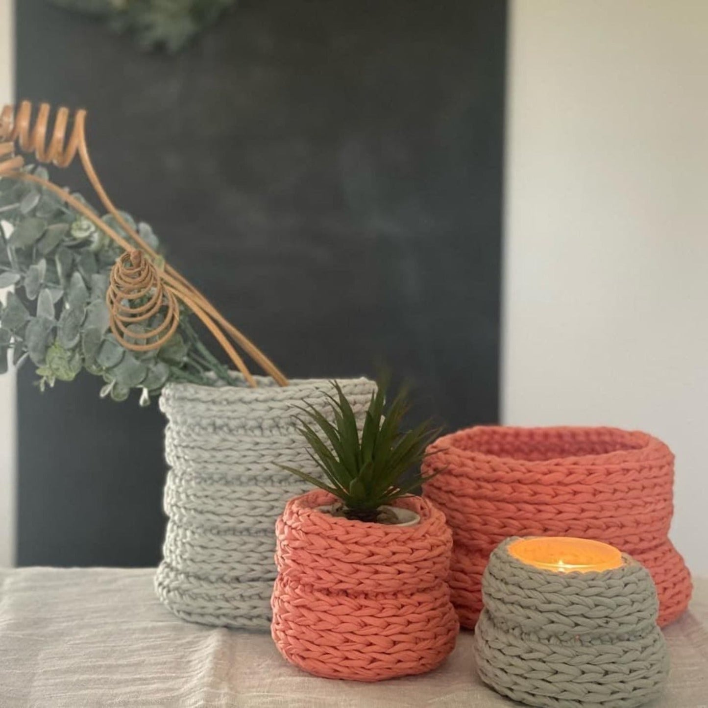 Decorative Basket Pots Set - Looping Home