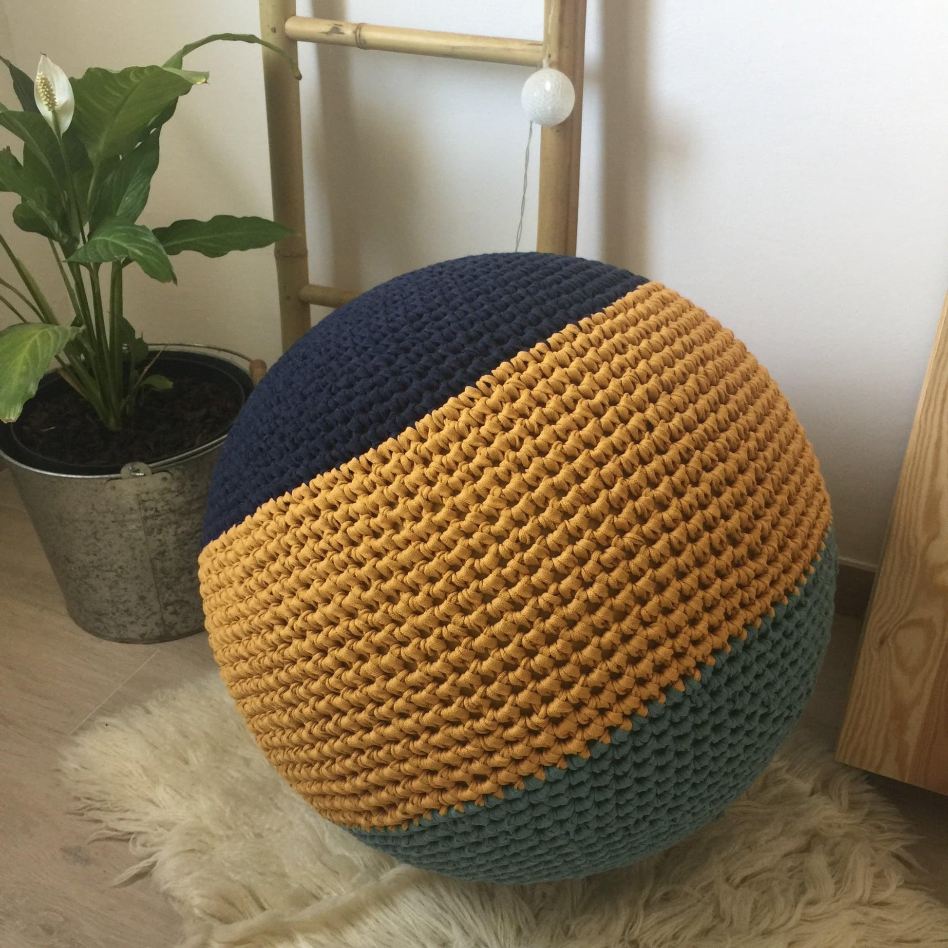 Exercise Ball Cover, 65 cm Ball Chair Cover - Looping Home