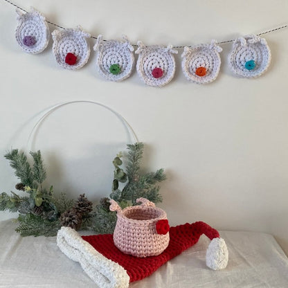Rudolph Reindeer Christmas Ornaments Set of 4 - Looping Home